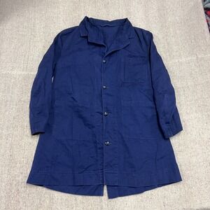 Vintage Royal Canadian Navy Smock Mens Medium Blue 1970s Confection Frontenac